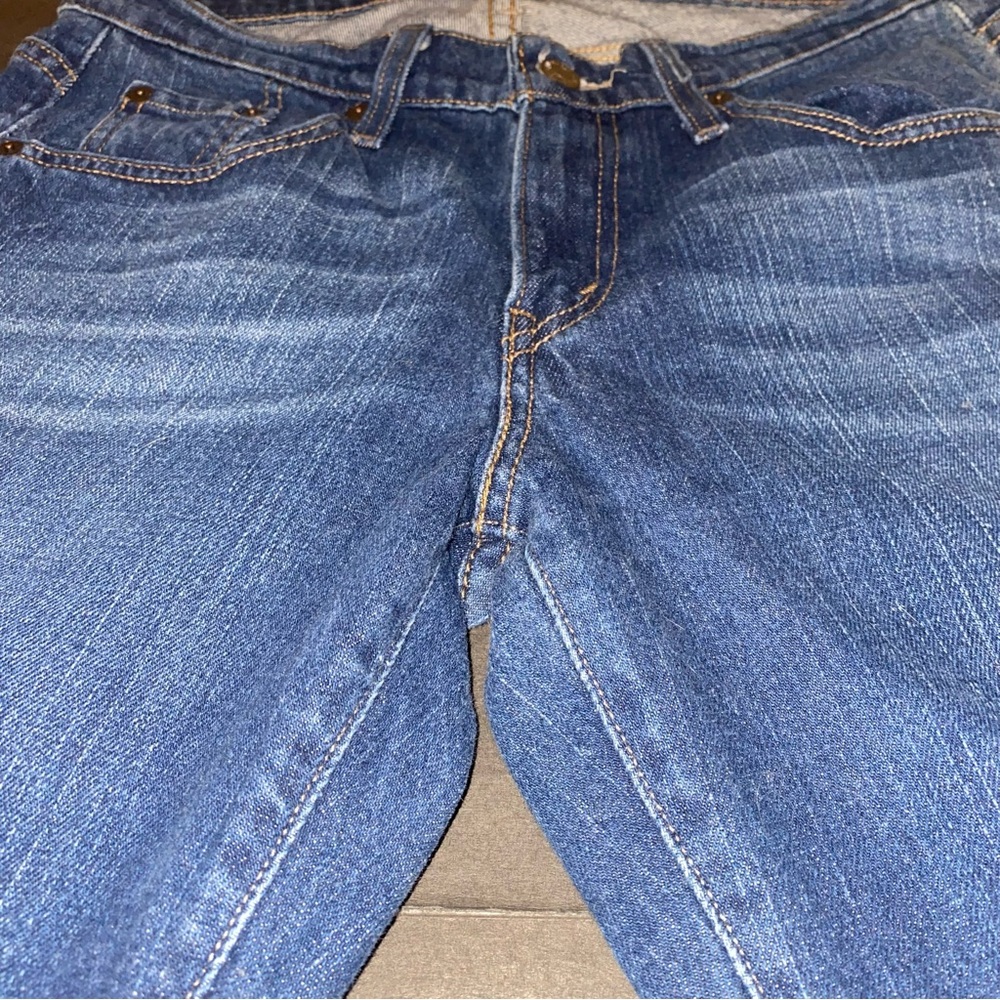Levi's Size 10 Medium Curvy Boot Cut 529 Jeans - Dark Blue - Picture 15 of 15